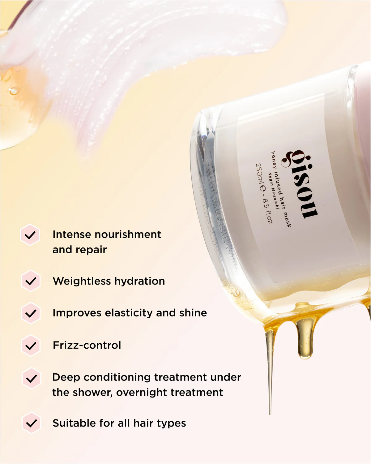 Gisou Honey Infused Hair Mask 75ml