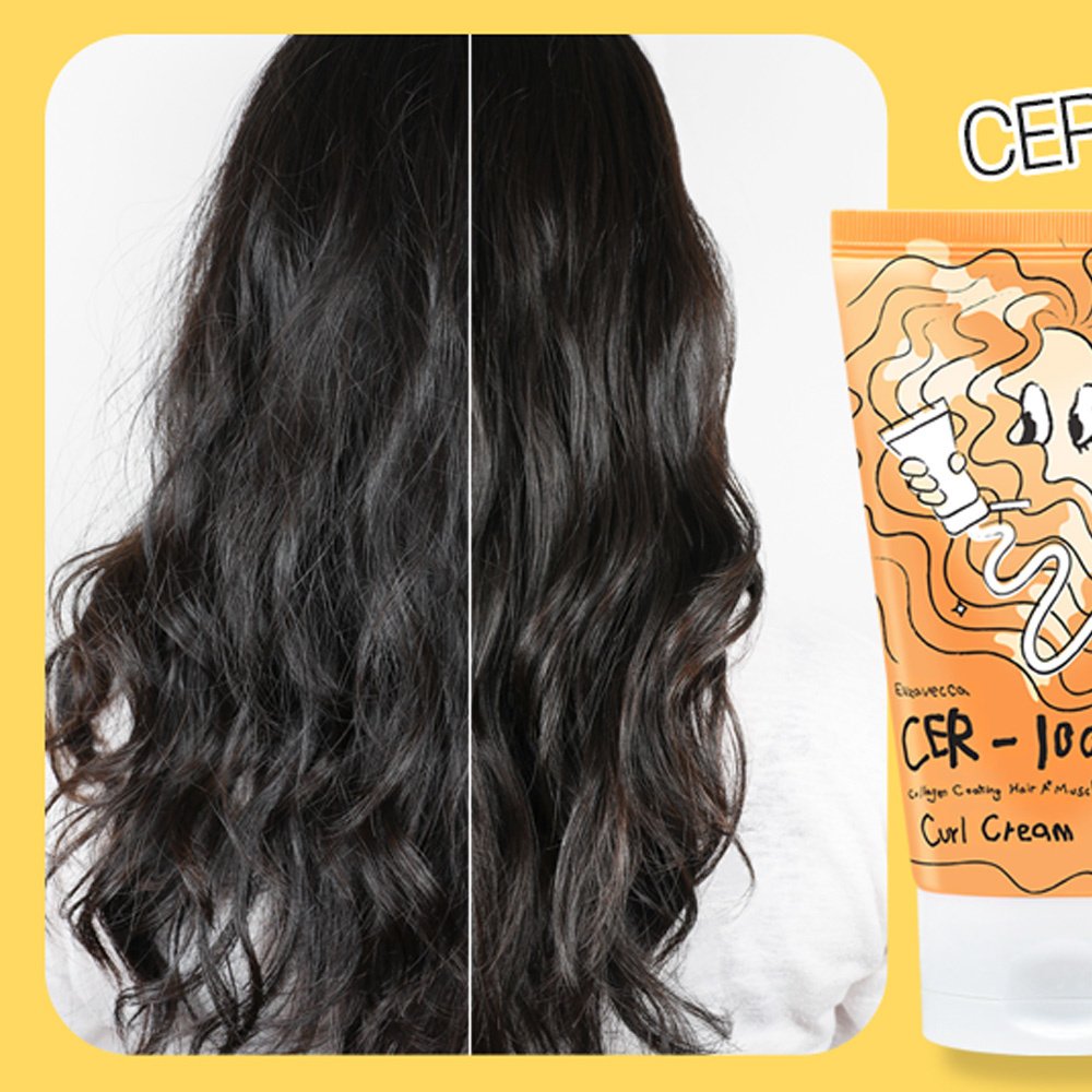 Elizavecca Cer-100 Collagen Coating Hair A+ Muscle Curl Cream 120ml