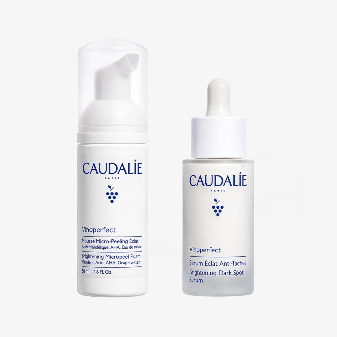 Caudalie Set Vinoperfect Anti Spot Serum 30ml & Micropeel Foam