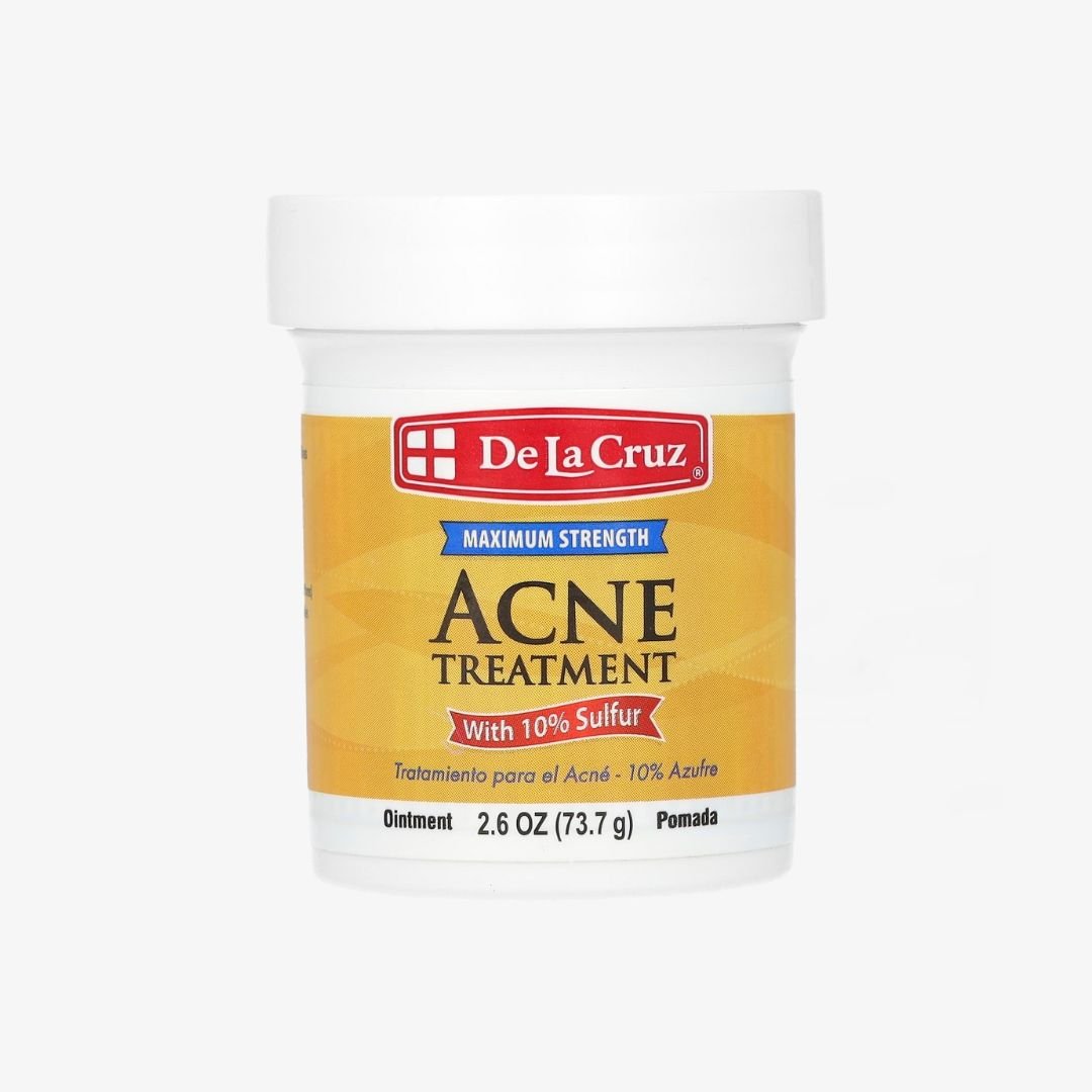 De La Cruz Acne Treatment Ointment with 10% Sulfur 73.7g