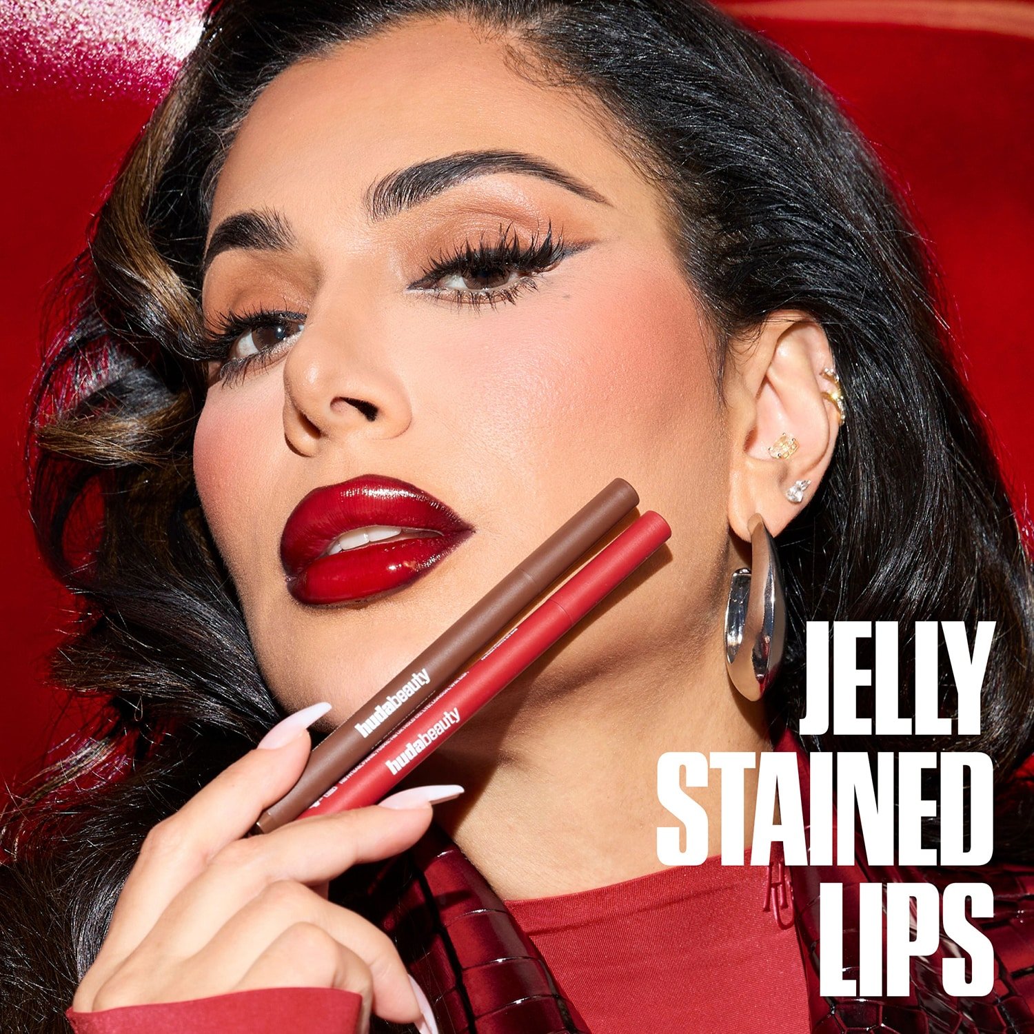 Huda Beauty Lip Contour Lip Stain For 12-Hour Wear