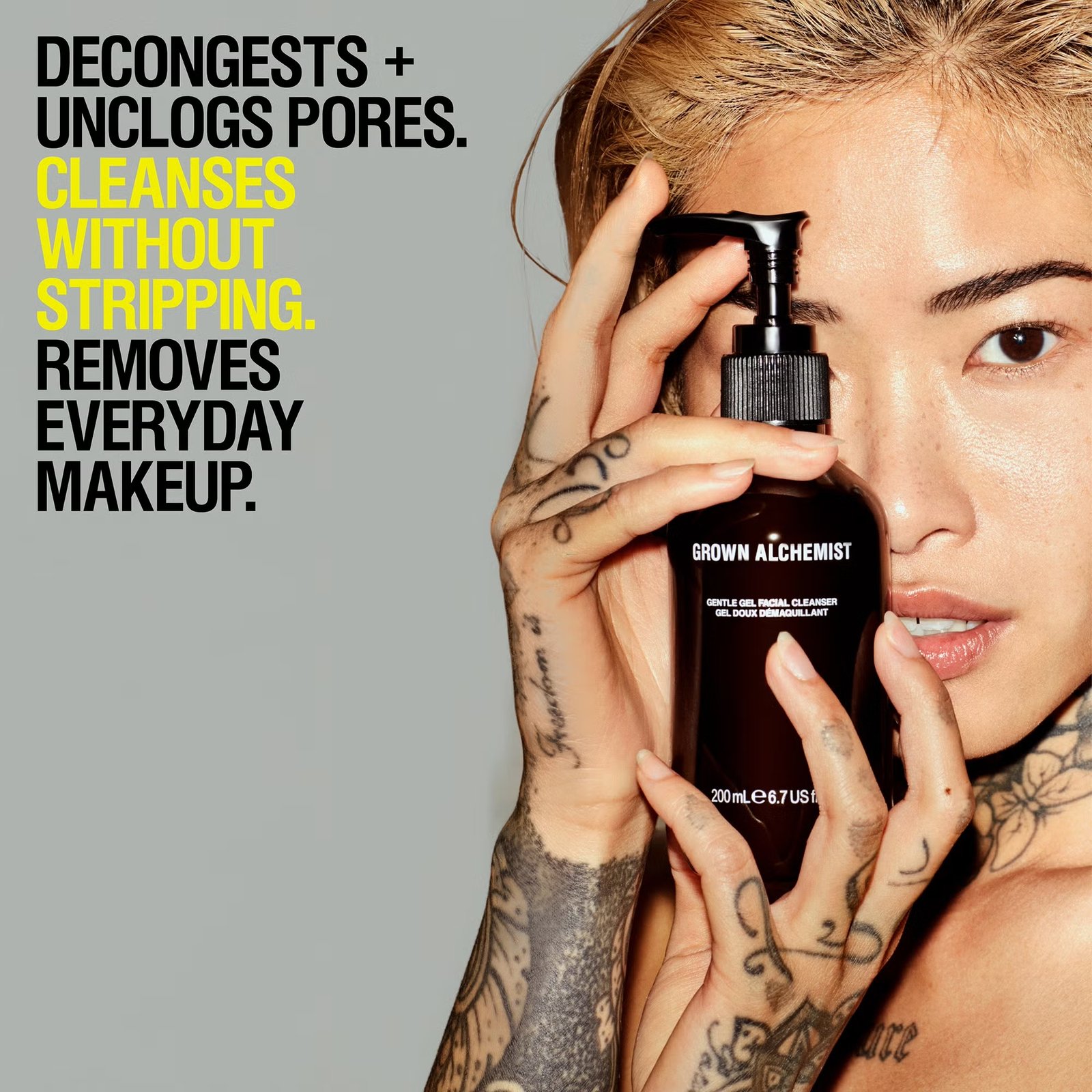 Grown Alchemist Gentle Gel Facial Cleanser Chamomile, Bergamot + Willowbark 200ml