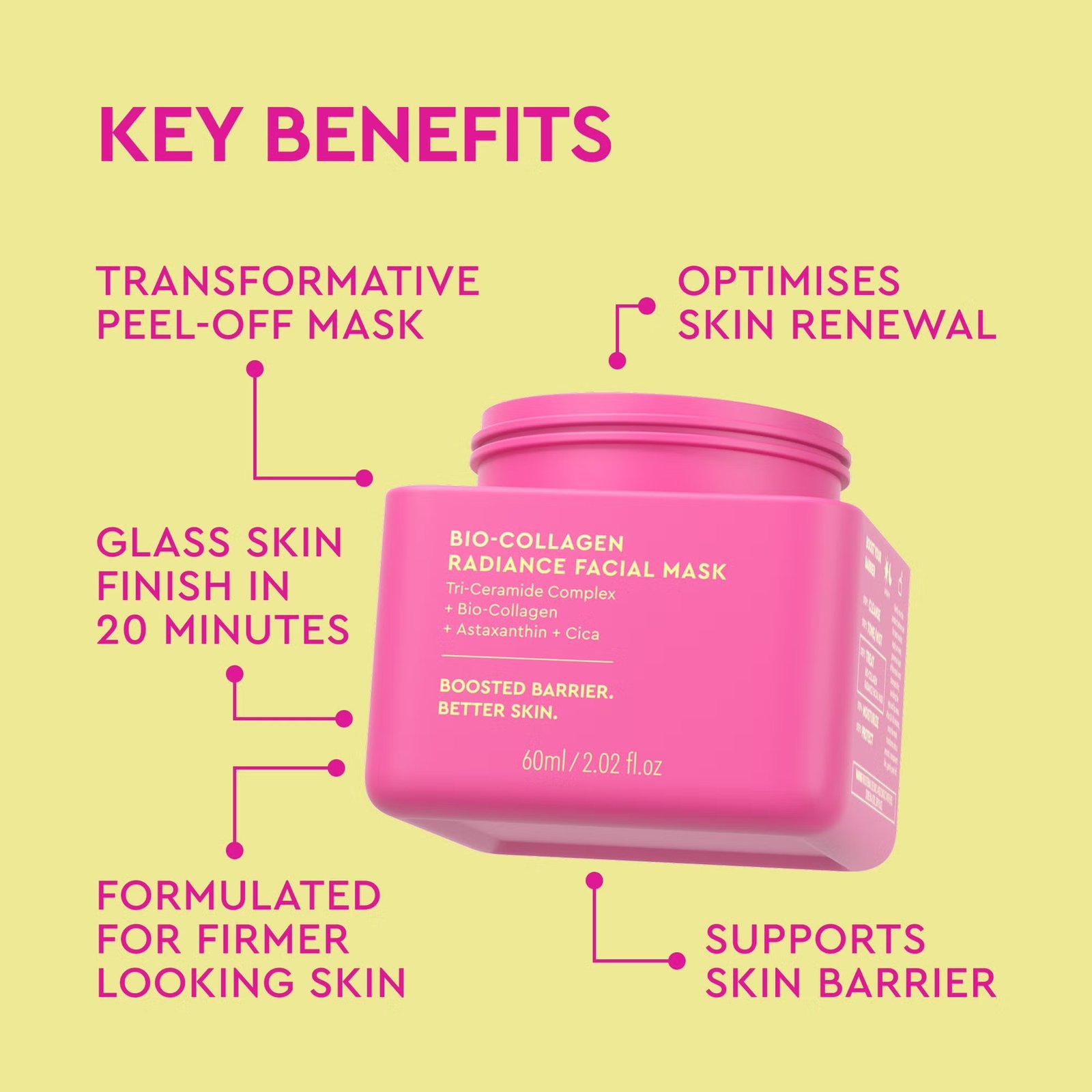 BYOMA Bio-Collagen Radiance Facial Mask 60ml