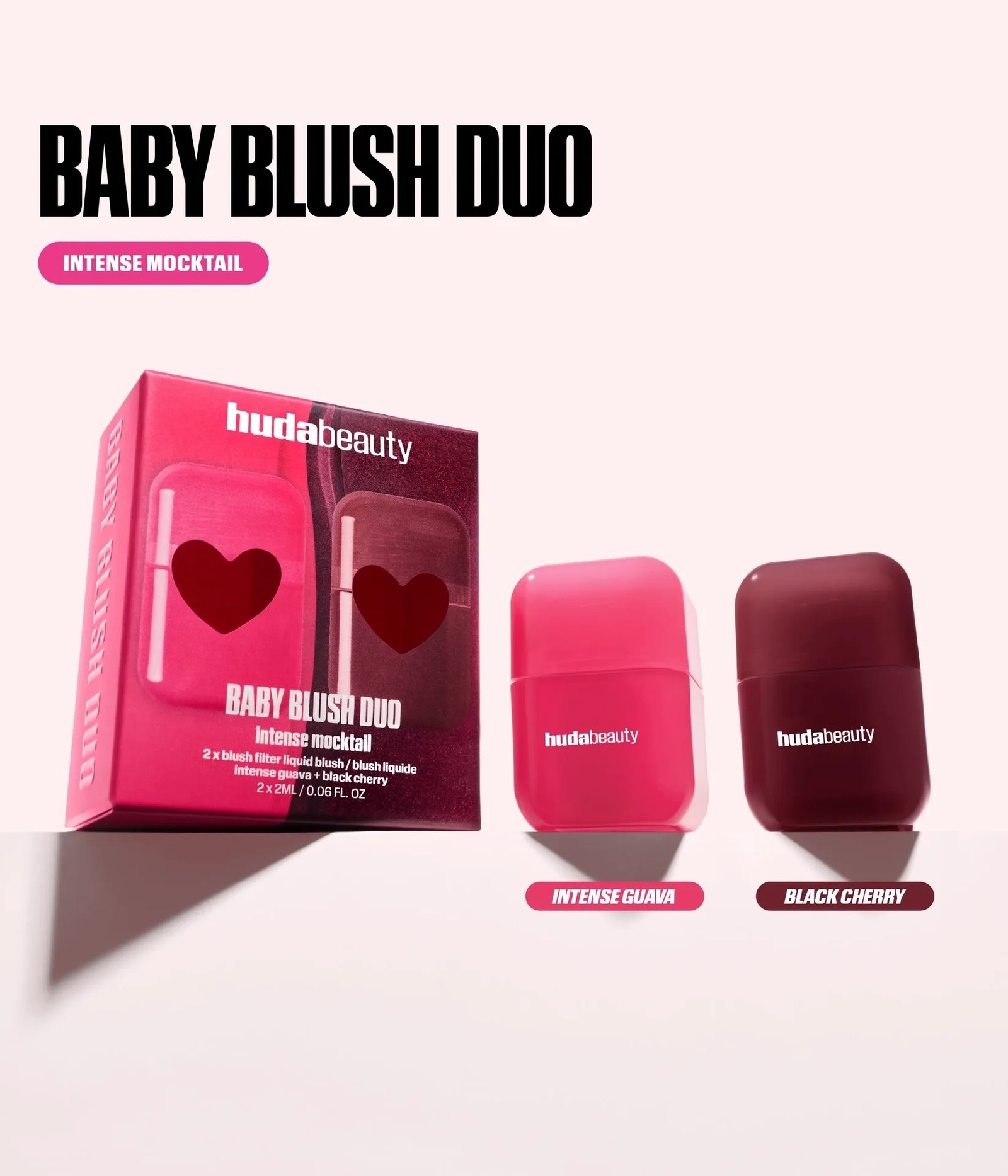 Huda Beauty Baby Blush Duo Intense Mocktail