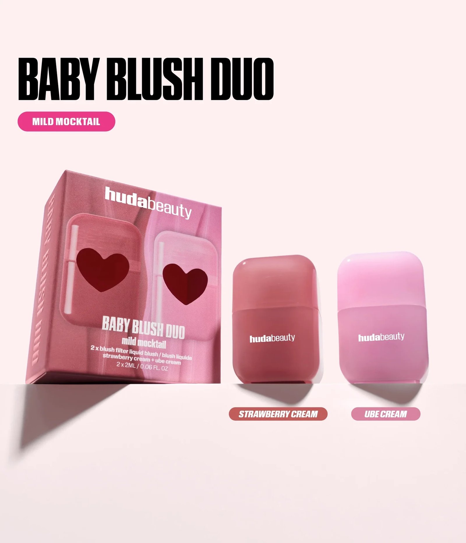 Huda Beauty Baby Blush Duo Intense Mocktail