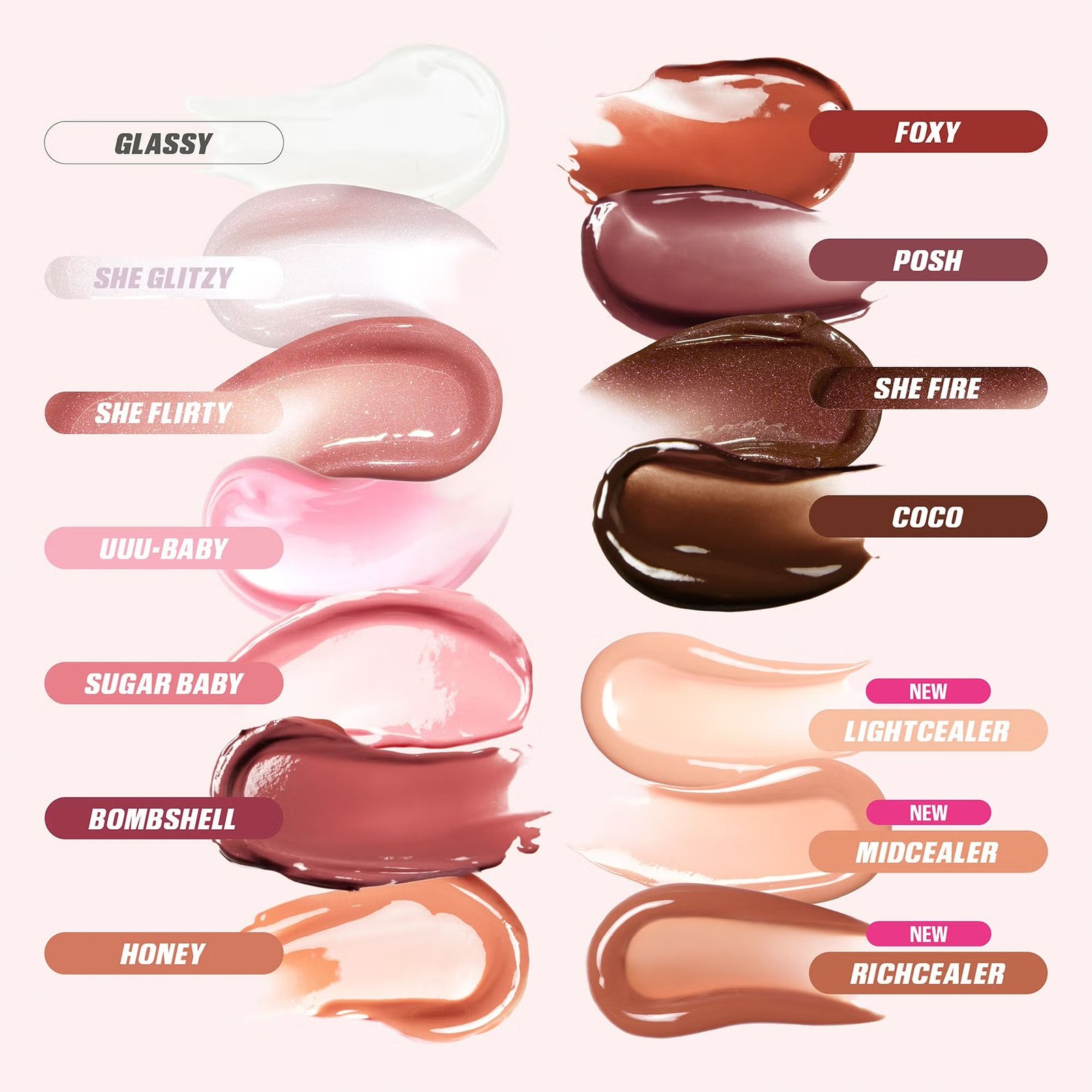Huda Beauty FAUX FILLER Extra Shine Lip Gloss