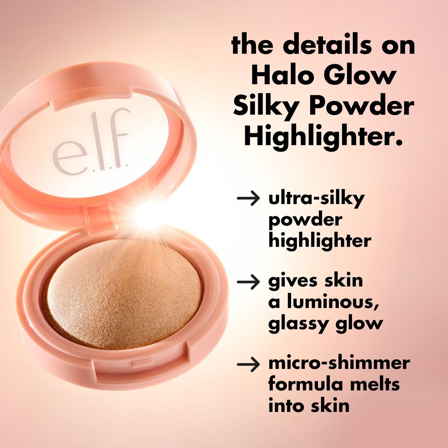 Elf Halo Glow Silky Powder Highlighter